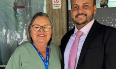 Prefeita eleita Lucinha junto com seu assessor Acácio estão na CNM, em busca de conhecimento para aprimorar sua futura gestão